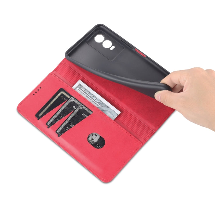 AZNS Magnetic Calf Texture Leather Phone Case, For vivo Y76s / Y74s, For Honor Play 30 Plus, For Redmi Note 11 4G Overseas Version / Note 11S, For Redmi Note 11 Pro Overseas Version, For Honor X30, For Samsung Galaxy A13 4G