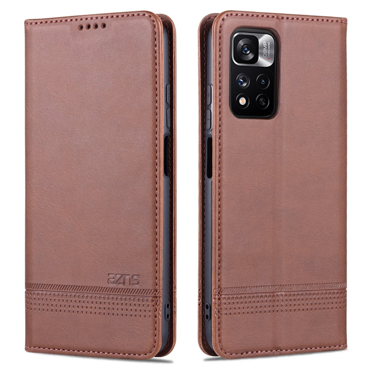 AZNS Magnetic Calf Texture Leather Phone Case, For vivo Y76s / Y74s, For Honor Play 30 Plus, For Redmi Note 11 4G Overseas Version / Note 11S, For Redmi Note 11 Pro Overseas Version, For Honor X30, For Samsung Galaxy A13 4G