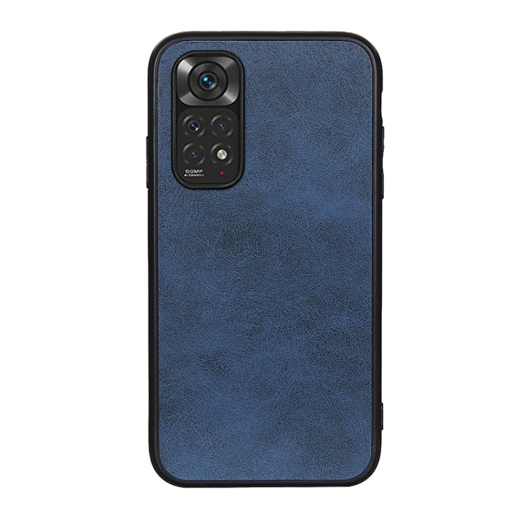 Accurate Hole Two-color Calf Texture Shockproof Phone Case, For Xiaomi Redmi Note 11 4G Global / Note 11S, For Xiaomi Redmi Note 11 Pro Global