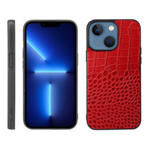 Load image into Gallery viewer, Crocodile Top Layer Cowhide Leather Case, For iPhone 13, For iPhone 13 Pro, For iPhone 13 Pro Max