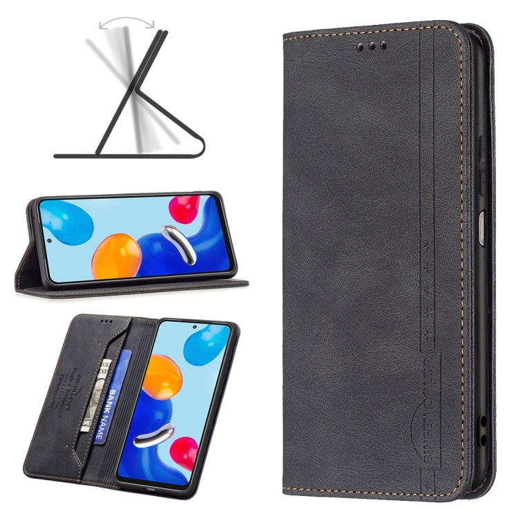Magnetic RFID Blocking Anti-Theft Leather Phone Case, For Motorola Moto G31 / G41 Side Fingerprint Version, For Nokia G21 / G11, For OPPO A36 / Realme 9i, For OPPO Realme 9 Pro+, For Xiaomi Redmi Note 11 International Version, For Samsung Galaxy A23 5G...