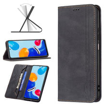 Load image into Gallery viewer, Magnetic RFID Blocking Anti-Theft Leather Phone Case, For Motorola Moto G31 / G41 Side Fingerprint Version, For Nokia G21 / G11, For OPPO A36 / Realme 9i, For OPPO Realme 9 Pro+, For Xiaomi Redmi Note 11 International Version, For Samsung Galaxy A23 5G...