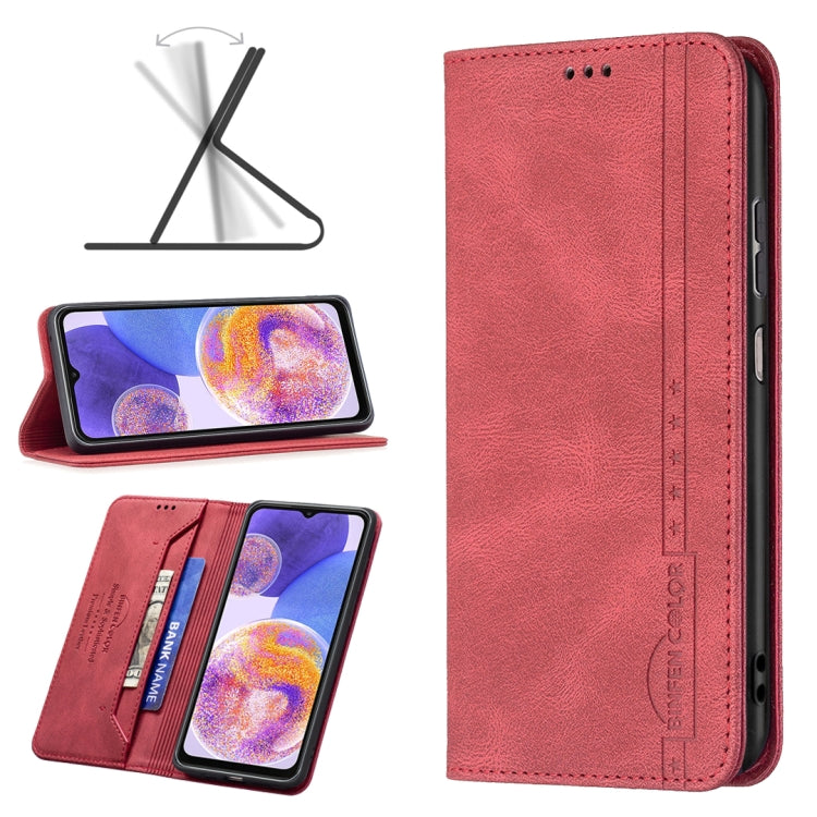Magnetic RFID Blocking Anti-Theft Leather Phone Case, For Motorola Moto G31 / G41 Side Fingerprint Version, For Nokia G21 / G11, For OPPO A36 / Realme 9i, For OPPO Realme 9 Pro+, For Xiaomi Redmi Note 11 International Version, For Samsung Galaxy A23 5G...