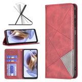 Prismatic Invisible Magnetic Leather Phone Case, For Motorola Moto G31 / G41  Side Fingerprint Version, For OPPO A36 / Realme 9i, For OPPO Realme 9 Pro+, For Xiaomi Redmi Note 11 International Version, For Samsung Galaxy A23 5G, For ZTE Blade A51      ...
