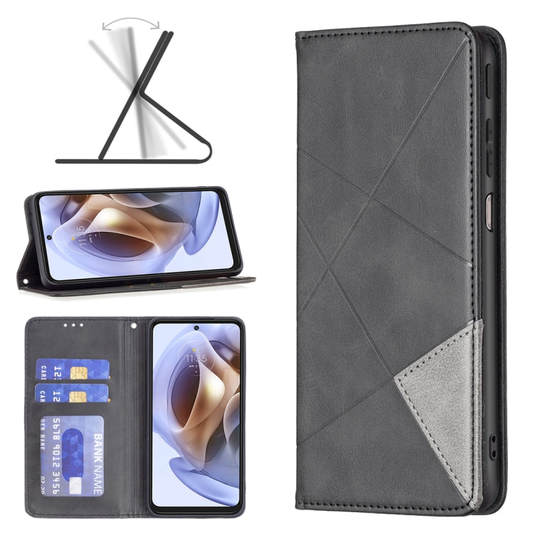 Prismatic Invisible Magnetic Leather Phone Case, For Motorola Moto G31 / G41  Side Fingerprint Version, For OPPO A36 / Realme 9i, For OPPO Realme 9 Pro+, For Xiaomi Redmi Note 11 International Version, For Samsung Galaxy A23 5G, For ZTE Blade A51      ...