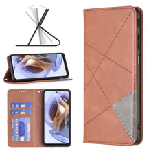 Load image into Gallery viewer, Prismatic Invisible Magnetic Leather Phone Case, For Motorola Moto G31 / G41  Side Fingerprint Version, For OPPO A36 / Realme 9i, For OPPO Realme 9 Pro+, For Xiaomi Redmi Note 11 International Version, For Samsung Galaxy A23 5G, For ZTE Blade A51      ...