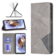 Load image into Gallery viewer, Prismatic Invisible Magnetic Leather Phone Case, For Motorola Moto G31 / G41  Side Fingerprint Version, For OPPO A36 / Realme 9i, For OPPO Realme 9 Pro+, For Xiaomi Redmi Note 11 International Version, For Samsung Galaxy A23 5G, For ZTE Blade A51      ...