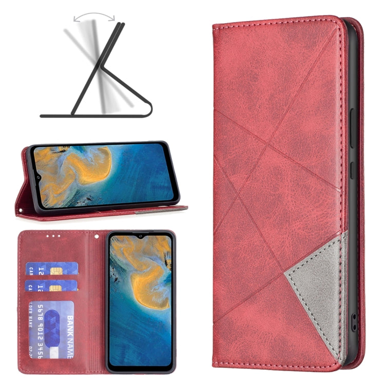 Prismatic Invisible Magnetic Leather Phone Case, For Motorola Moto G31 / G41  Side Fingerprint Version, For OPPO A36 / Realme 9i, For OPPO Realme 9 Pro+, For Xiaomi Redmi Note 11 International Version, For Samsung Galaxy A23 5G, For ZTE Blade A51      ...