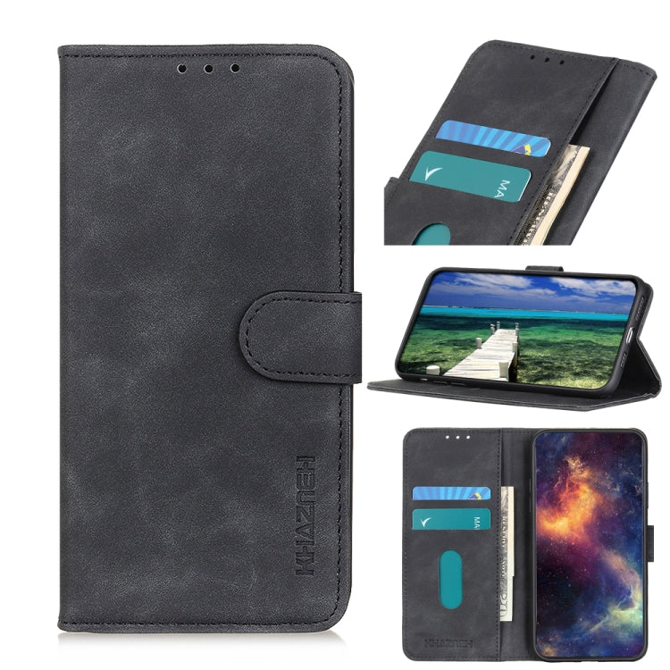 KHAZNEH Retro Texture Horizontal Flip Leather Phone Case, For Nokia G11 / G21, For Xiaomi Redmi K50 Gaming