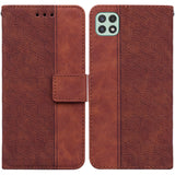 Geometric Embossed Leather Phone Case, For Samsung Galaxy A22 5G, For Samsung Galaxy A03 164mm, For Samsung Galaxy A03 166mm, For Samsung Galaxy A03 Core, For Samsung Galaxy A10 / M10, For Samsung Galaxy A10e / A20e, For Samsung Galaxy A13 4G          ...