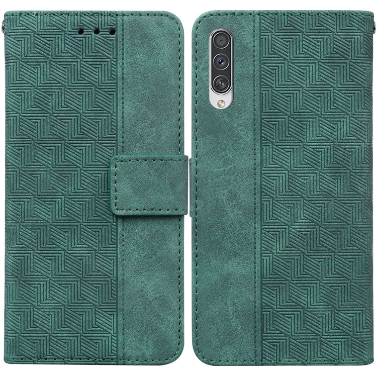 Geometric Embossed Leather Phone Case, For Samsung Galaxy A33 5G, For Samsung Galaxy A40, For Samsung Galaxy A50 / A30s / A50s, For Samsung Galaxy A53 5G, For Samsung Galaxy A70 / A70s, For Samsung Galaxy A73 5G, For Samsung Galaxy M30s / M21          ...