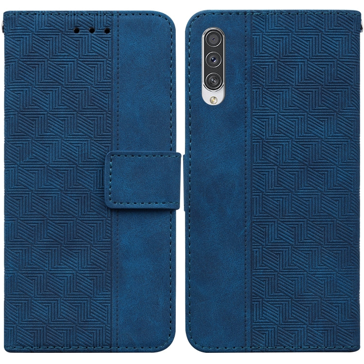 Geometric Embossed Leather Phone Case, For Samsung Galaxy A33 5G, For Samsung Galaxy A40, For Samsung Galaxy A50 / A30s / A50s, For Samsung Galaxy A53 5G, For Samsung Galaxy A70 / A70s, For Samsung Galaxy A73 5G, For Samsung Galaxy M30s / M21          ...