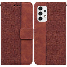 Load image into Gallery viewer, Geometric Embossed Leather Phone Case, For Samsung Galaxy A33 5G, For Samsung Galaxy A40, For Samsung Galaxy A50 / A30s / A50s, For Samsung Galaxy A53 5G, For Samsung Galaxy A70 / A70s, For Samsung Galaxy A73 5G, For Samsung Galaxy M30s / M21          ...