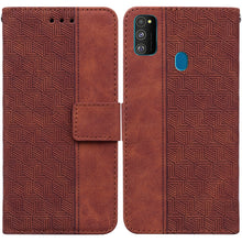 Load image into Gallery viewer, Geometric Embossed Leather Phone Case, For Samsung Galaxy A33 5G, For Samsung Galaxy A40, For Samsung Galaxy A50 / A30s / A50s, For Samsung Galaxy A53 5G, For Samsung Galaxy A70 / A70s, For Samsung Galaxy A73 5G, For Samsung Galaxy M30s / M21          ...