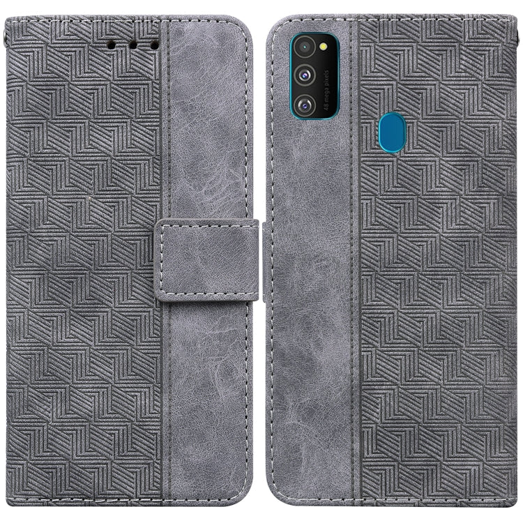 Geometric Embossed Leather Phone Case, For Samsung Galaxy A33 5G, For Samsung Galaxy A40, For Samsung Galaxy A50 / A30s / A50s, For Samsung Galaxy A53 5G, For Samsung Galaxy A70 / A70s, For Samsung Galaxy A73 5G, For Samsung Galaxy M30s / M21          ...