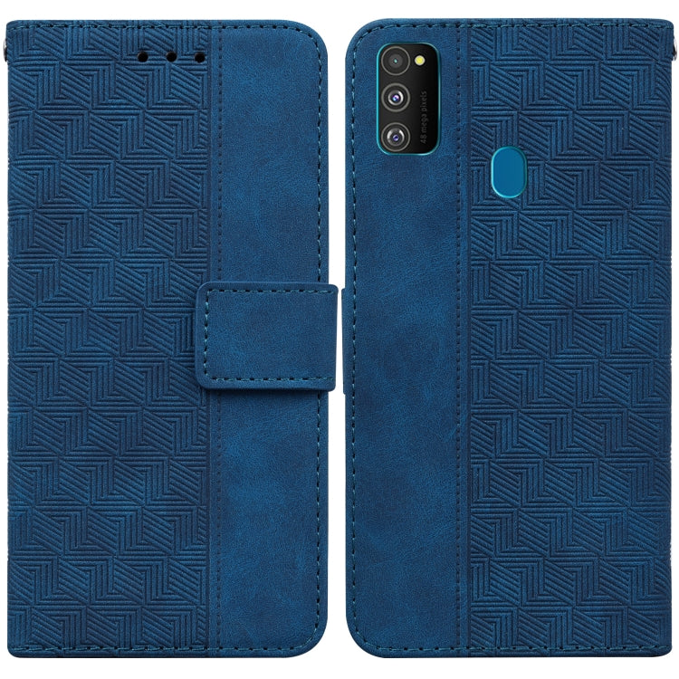 Geometric Embossed Leather Phone Case, For Samsung Galaxy A33 5G, For Samsung Galaxy A40, For Samsung Galaxy A50 / A30s / A50s, For Samsung Galaxy A53 5G, For Samsung Galaxy A70 / A70s, For Samsung Galaxy A73 5G, For Samsung Galaxy M30s / M21          ...