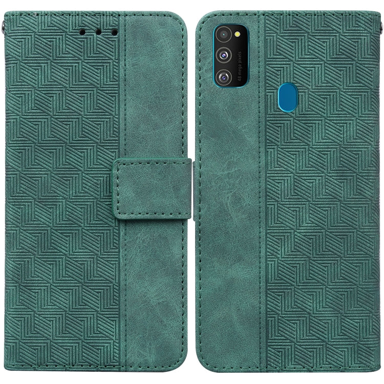 Geometric Embossed Leather Phone Case, For Samsung Galaxy A33 5G, For Samsung Galaxy A40, For Samsung Galaxy A50 / A30s / A50s, For Samsung Galaxy A53 5G, For Samsung Galaxy A70 / A70s, For Samsung Galaxy A73 5G, For Samsung Galaxy M30s / M21          ...
