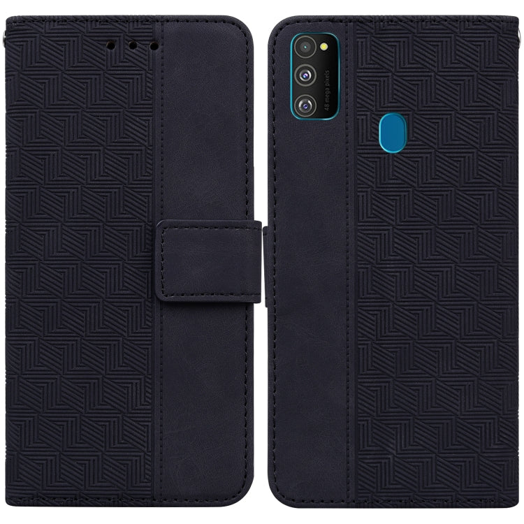 Geometric Embossed Leather Phone Case, For Samsung Galaxy A33 5G, For Samsung Galaxy A40, For Samsung Galaxy A50 / A30s / A50s, For Samsung Galaxy A53 5G, For Samsung Galaxy A70 / A70s, For Samsung Galaxy A73 5G, For Samsung Galaxy M30s / M21          ...