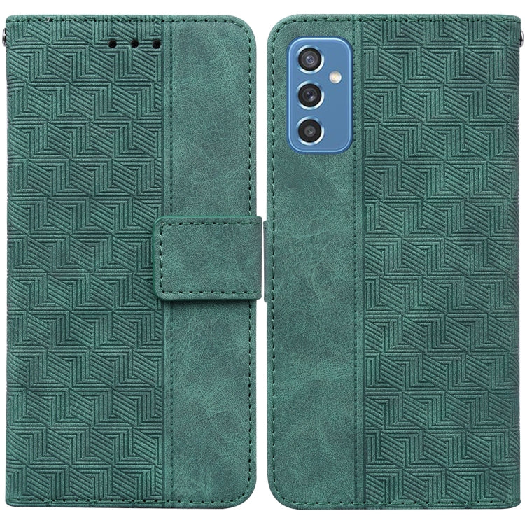 Geometric Embossed Leather Phone Case, For Samsung Galaxy A33 5G, For Samsung Galaxy A40, For Samsung Galaxy A50 / A30s / A50s, For Samsung Galaxy A53 5G, For Samsung Galaxy A70 / A70s, For Samsung Galaxy A73 5G, For Samsung Galaxy M30s / M21          ...
