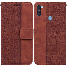 Load image into Gallery viewer, Geometric Embossed Leather Phone Case, For Samsung Galaxy A11 / M11 EU Version, For Samsung Galaxy A41, For Samsung Galaxy A02s 164.2mm US Version, For Samsung Galaxy A02s 166.5mm EU Version, For Samsung Galaxy A03s 164.2mm US Version                  ...