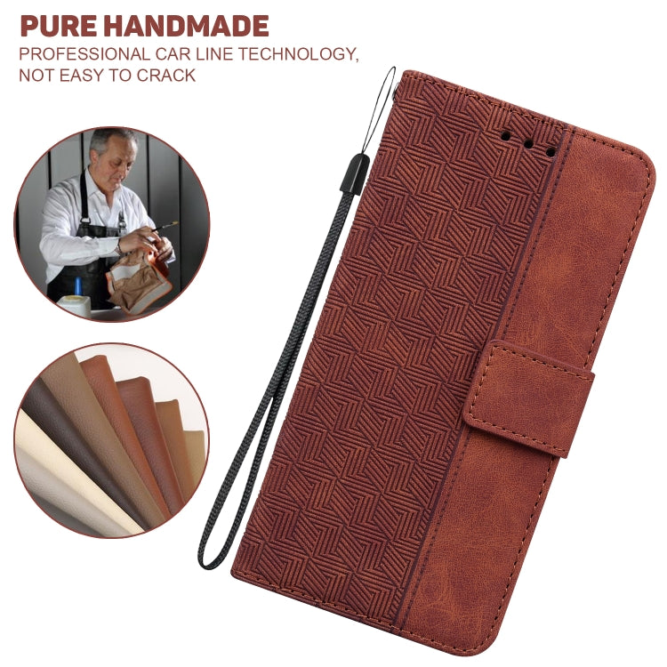 Geometric Embossed Leather Phone Case, For Samsung Galaxy A11 / M11 EU Version, For Samsung Galaxy A41, For Samsung Galaxy A02s 164.2mm US Version, For Samsung Galaxy A02s 166.5mm EU Version, For Samsung Galaxy A03s 164.2mm US Version                  ...