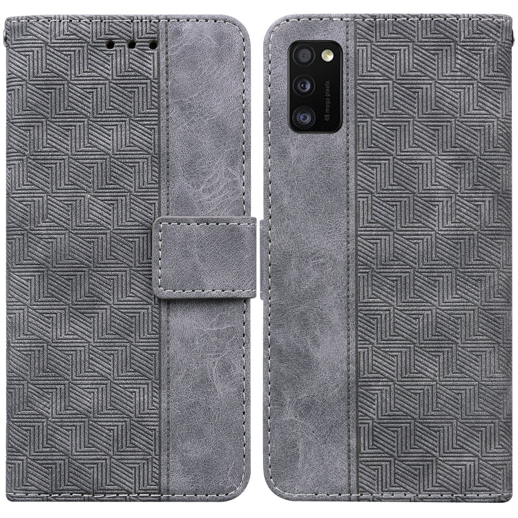 Geometric Embossed Leather Phone Case, For Samsung Galaxy A11 / M11 EU Version, For Samsung Galaxy A41, For Samsung Galaxy A02s 164.2mm US Version, For Samsung Galaxy A02s 166.5mm EU Version, For Samsung Galaxy A03s 164.2mm US Version                  ...