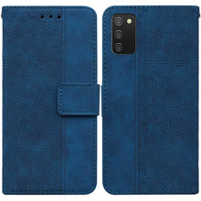 Load image into Gallery viewer, Geometric Embossed Leather Phone Case, For Samsung Galaxy A11 / M11 EU Version, For Samsung Galaxy A41, For Samsung Galaxy A02s 164.2mm US Version, For Samsung Galaxy A02s 166.5mm EU Version, For Samsung Galaxy A03s 164.2mm US Version                  ...