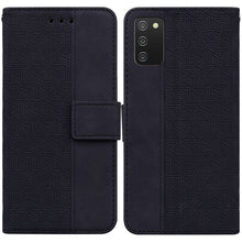 Load image into Gallery viewer, Geometric Embossed Leather Phone Case, For Samsung Galaxy A11 / M11 EU Version, For Samsung Galaxy A41, For Samsung Galaxy A02s 164.2mm US Version, For Samsung Galaxy A02s 166.5mm EU Version, For Samsung Galaxy A03s 164.2mm US Version                  ...
