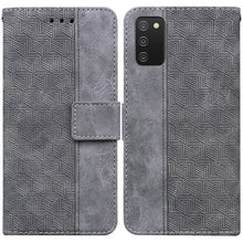 Load image into Gallery viewer, Geometric Embossed Leather Phone Case, For Samsung Galaxy A11 / M11 EU Version, For Samsung Galaxy A41, For Samsung Galaxy A02s 164.2mm US Version, For Samsung Galaxy A02s 166.5mm EU Version, For Samsung Galaxy A03s 164.2mm US Version                  ...