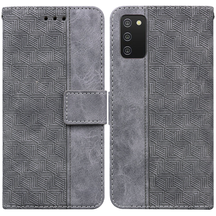 Geometric Embossed Leather Phone Case, For Samsung Galaxy A11 / M11 EU Version, For Samsung Galaxy A41, For Samsung Galaxy A02s 164.2mm US Version, For Samsung Galaxy A02s 166.5mm EU Version, For Samsung Galaxy A03s 164.2mm US Version                  ...