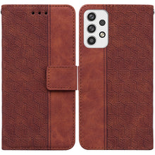 Load image into Gallery viewer, Geometric Embossed Leather Phone Case, For Samsung Galaxy A11 / M11 EU Version, For Samsung Galaxy A41, For Samsung Galaxy A02s 164.2mm US Version, For Samsung Galaxy A02s 166.5mm EU Version, For Samsung Galaxy A03s 164.2mm US Version                  ...