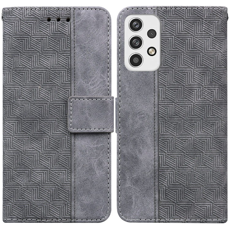 Geometric Embossed Leather Phone Case, For Samsung Galaxy A11 / M11 EU Version, For Samsung Galaxy A41, For Samsung Galaxy A02s 164.2mm US Version, For Samsung Galaxy A02s 166.5mm EU Version, For Samsung Galaxy A03s 164.2mm US Version                  ...