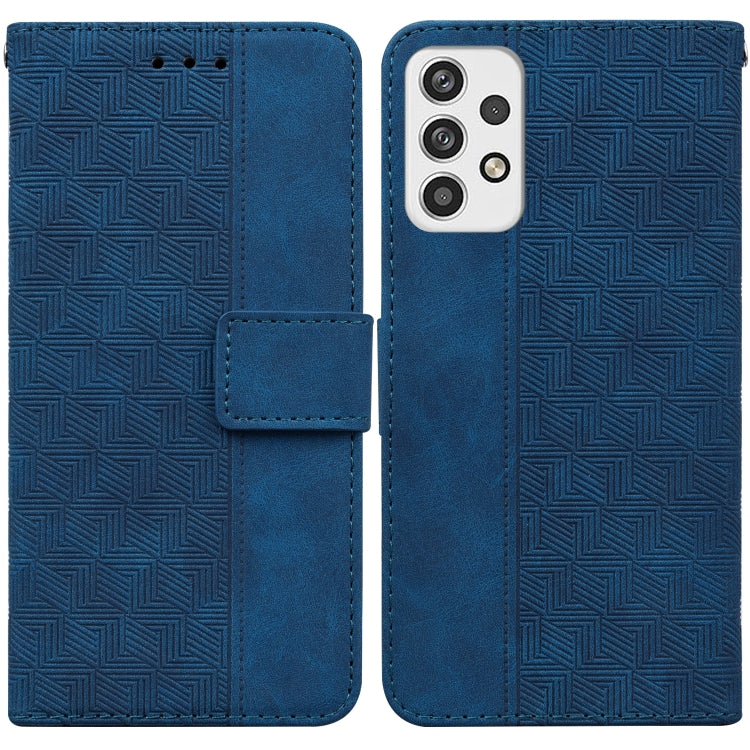 Geometric Embossed Leather Phone Case, For Samsung Galaxy A11 / M11 EU Version, For Samsung Galaxy A41, For Samsung Galaxy A02s 164.2mm US Version, For Samsung Galaxy A02s 166.5mm EU Version, For Samsung Galaxy A03s 164.2mm US Version                  ...