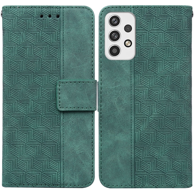 Geometric Embossed Leather Phone Case, For Samsung Galaxy A11 / M11 EU Version, For Samsung Galaxy A41, For Samsung Galaxy A02s 164.2mm US Version, For Samsung Galaxy A02s 166.5mm EU Version, For Samsung Galaxy A03s 164.2mm US Version                  ...