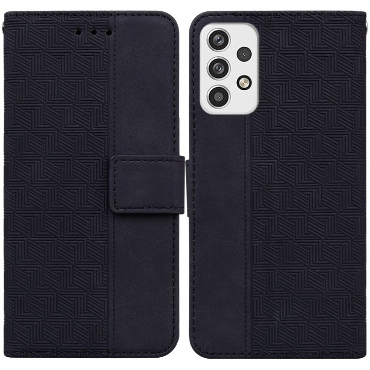 Geometric Embossed Leather Phone Case, For Samsung Galaxy A11 / M11 EU Version, For Samsung Galaxy A41, For Samsung Galaxy A02s 164.2mm US Version, For Samsung Galaxy A02s 166.5mm EU Version, For Samsung Galaxy A03s 164.2mm US Version                  ...
