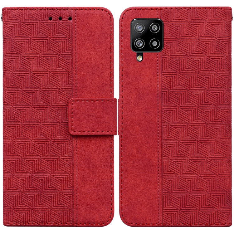Geometric Embossed Leather Phone Case, For Samsung Galaxy M42 5G, For Samsung Galaxy A51, For Samsung Galaxy A51 5G, For Samsung Galaxy A52 4G / 5G, For Samsung Galaxy A71, For Samsung Galaxy A71 5G, For Samsung Galaxy A72 4G / 5G                      ...