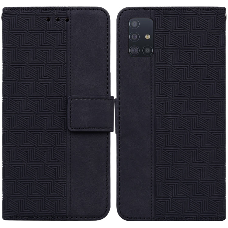 Geometric Embossed Leather Phone Case, For Samsung Galaxy M42 5G, For Samsung Galaxy A51, For Samsung Galaxy A51 5G, For Samsung Galaxy A52 4G / 5G, For Samsung Galaxy A71, For Samsung Galaxy A71 5G, For Samsung Galaxy A72 4G / 5G                      ...