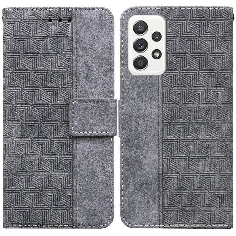 Geometric Embossed Leather Phone Case, For Samsung Galaxy M42 5G, For Samsung Galaxy A51, For Samsung Galaxy A51 5G, For Samsung Galaxy A52 4G / 5G, For Samsung Galaxy A71, For Samsung Galaxy A71 5G, For Samsung Galaxy A72 4G / 5G                      ...