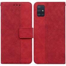 Load image into Gallery viewer, Geometric Embossed Leather Phone Case, For Samsung Galaxy M42 5G, For Samsung Galaxy A51, For Samsung Galaxy A51 5G, For Samsung Galaxy A52 4G / 5G, For Samsung Galaxy A71, For Samsung Galaxy A71 5G, For Samsung Galaxy A72 4G / 5G                      ...
