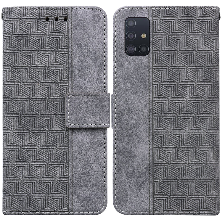Geometric Embossed Leather Phone Case, For Samsung Galaxy M42 5G, For Samsung Galaxy A51, For Samsung Galaxy A51 5G, For Samsung Galaxy A52 4G / 5G, For Samsung Galaxy A71, For Samsung Galaxy A71 5G, For Samsung Galaxy A72 4G / 5G                      ...