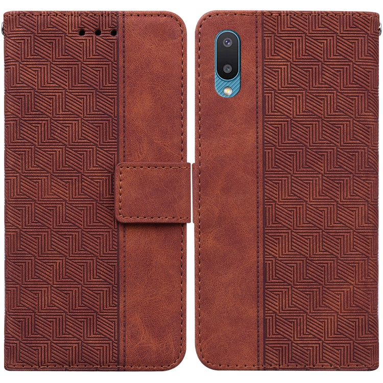 Geometric Embossed Leather Phone Case, For Samsung Galaxy M42 5G, For Samsung Galaxy A51, For Samsung Galaxy A51 5G, For Samsung Galaxy A52 4G / 5G, For Samsung Galaxy A71, For Samsung Galaxy A71 5G, For Samsung Galaxy A72 4G / 5G                      ...