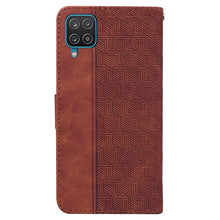 Load image into Gallery viewer, Geometric Embossed Leather Phone Case, For Samsung Galaxy A12 5G, For Samsung Galaxy A21s, For Samsung Galaxy A22 4G, For Samsung Galaxy A31, For Samsung Galaxy A32 4G, For Samsung Galaxy A32 5G, For Samsung Galaxy A42 5G, For Samsung Galaxy F22 4G