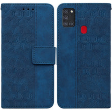 Load image into Gallery viewer, Geometric Embossed Leather Phone Case, For Samsung Galaxy A12 5G, For Samsung Galaxy A21s, For Samsung Galaxy A22 4G, For Samsung Galaxy A31, For Samsung Galaxy A32 4G, For Samsung Galaxy A32 5G, For Samsung Galaxy A42 5G, For Samsung Galaxy F22 4G