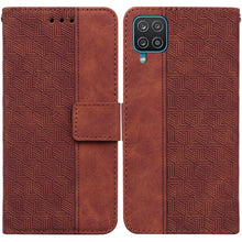Load image into Gallery viewer, Geometric Embossed Leather Phone Case, For Samsung Galaxy A12 5G, For Samsung Galaxy A21s, For Samsung Galaxy A22 4G, For Samsung Galaxy A31, For Samsung Galaxy A32 4G, For Samsung Galaxy A32 5G, For Samsung Galaxy A42 5G, For Samsung Galaxy F22 4G