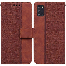 Load image into Gallery viewer, Geometric Embossed Leather Phone Case, For Samsung Galaxy A12 5G, For Samsung Galaxy A21s, For Samsung Galaxy A22 4G, For Samsung Galaxy A31, For Samsung Galaxy A32 4G, For Samsung Galaxy A32 5G, For Samsung Galaxy A42 5G, For Samsung Galaxy F22 4G