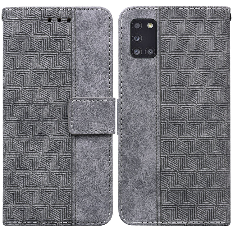 Geometric Embossed Leather Phone Case, For Samsung Galaxy A12 5G, For Samsung Galaxy A21s, For Samsung Galaxy A22 4G, For Samsung Galaxy A31, For Samsung Galaxy A32 4G, For Samsung Galaxy A32 5G, For Samsung Galaxy A42 5G, For Samsung Galaxy F22 4G