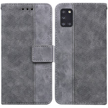 Load image into Gallery viewer, Geometric Embossed Leather Phone Case, For Samsung Galaxy A12 5G, For Samsung Galaxy A21s, For Samsung Galaxy A22 4G, For Samsung Galaxy A31, For Samsung Galaxy A32 4G, For Samsung Galaxy A32 5G, For Samsung Galaxy A42 5G, For Samsung Galaxy F22 4G