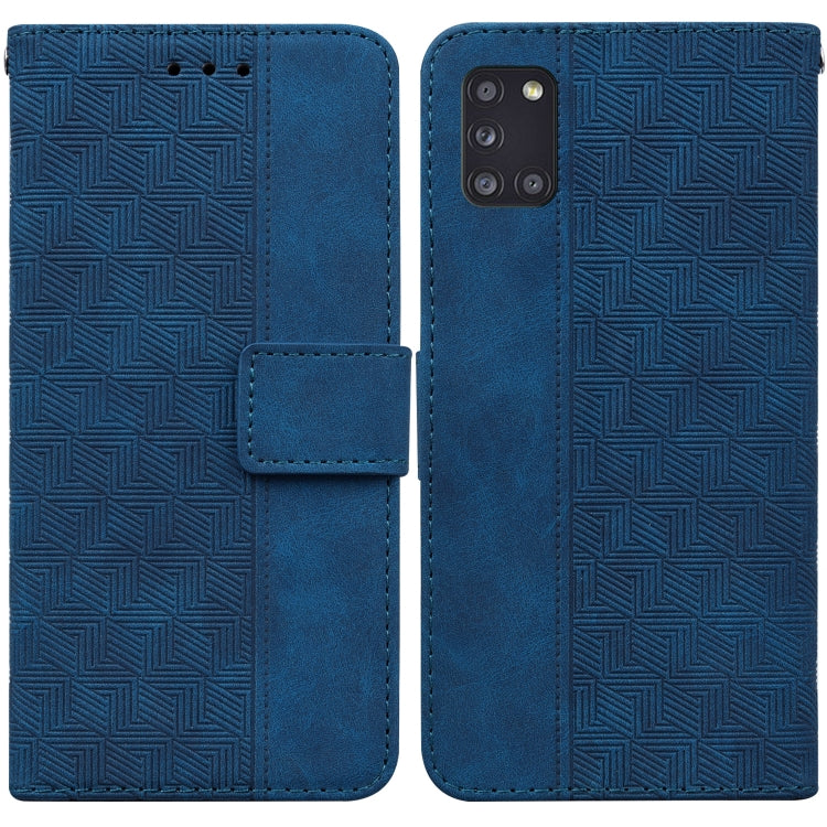 Geometric Embossed Leather Phone Case, For Samsung Galaxy A12 5G, For Samsung Galaxy A21s, For Samsung Galaxy A22 4G, For Samsung Galaxy A31, For Samsung Galaxy A32 4G, For Samsung Galaxy A32 5G, For Samsung Galaxy A42 5G, For Samsung Galaxy F22 4G