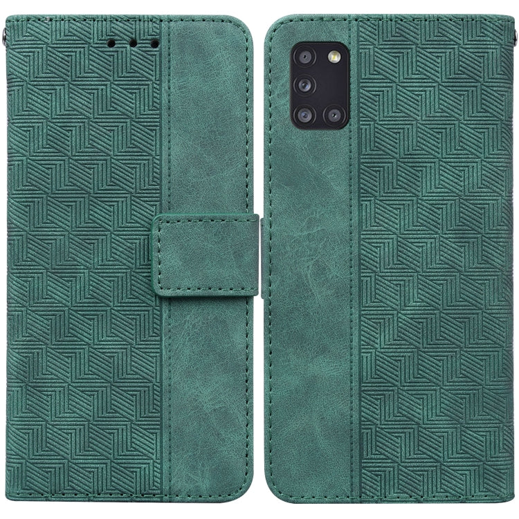 Geometric Embossed Leather Phone Case, For Samsung Galaxy A12 5G, For Samsung Galaxy A21s, For Samsung Galaxy A22 4G, For Samsung Galaxy A31, For Samsung Galaxy A32 4G, For Samsung Galaxy A32 5G, For Samsung Galaxy A42 5G, For Samsung Galaxy F22 4G