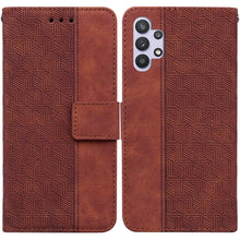 Load image into Gallery viewer, Geometric Embossed Leather Phone Case, For Samsung Galaxy A12 5G, For Samsung Galaxy A21s, For Samsung Galaxy A22 4G, For Samsung Galaxy A31, For Samsung Galaxy A32 4G, For Samsung Galaxy A32 5G, For Samsung Galaxy A42 5G, For Samsung Galaxy F22 4G